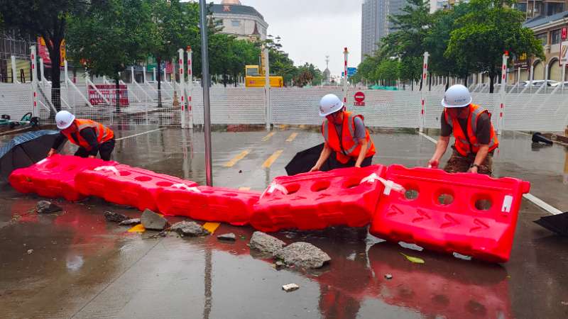 嚴陣以待抗臺風 全力以赴保安全 | 珠海建工集團堅守防御超強臺風“蘇拉”一線